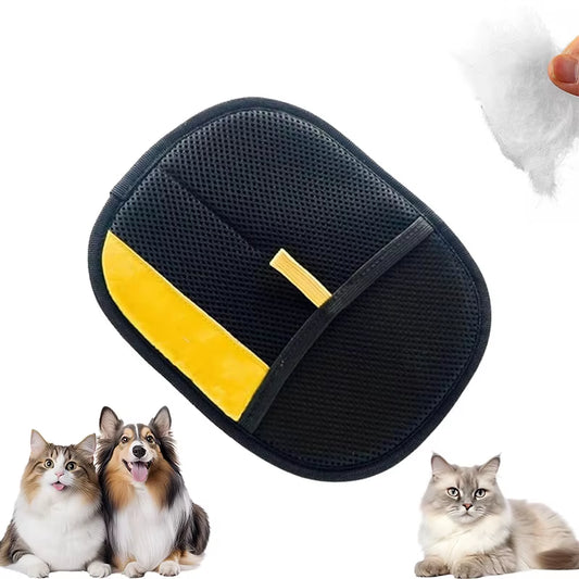 Transform Your Pet Grooming Routine with Electrostatic Hair Removal Gloves - Effortlessly Banish Dog and Cat Hair from Your Home!