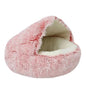Purr-fectly Plush Pet Bed: The Cozy Round Sleeping Nest for Your Furry Royalty!