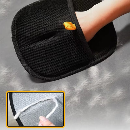 Transform Your Pet Grooming Routine with Electrostatic Hair Removal Gloves - Effortlessly Banish Dog and Cat Hair from Your Home!