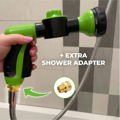 Transform Bath Time with the 3-Mode Adjustable Pet Shower Nozzle Gun - Effortless Soap and Foam Sprayer for Dogs!