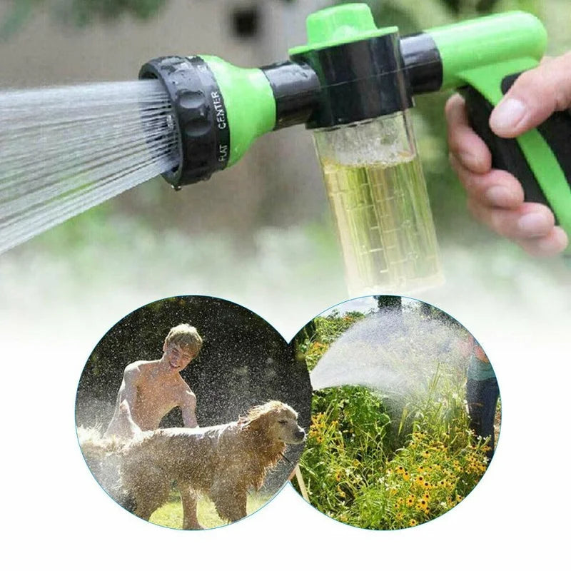Transform Bath Time with the 3-Mode Adjustable Pet Shower Nozzle Gun - Effortless Soap and Foam Sprayer for Dogs!