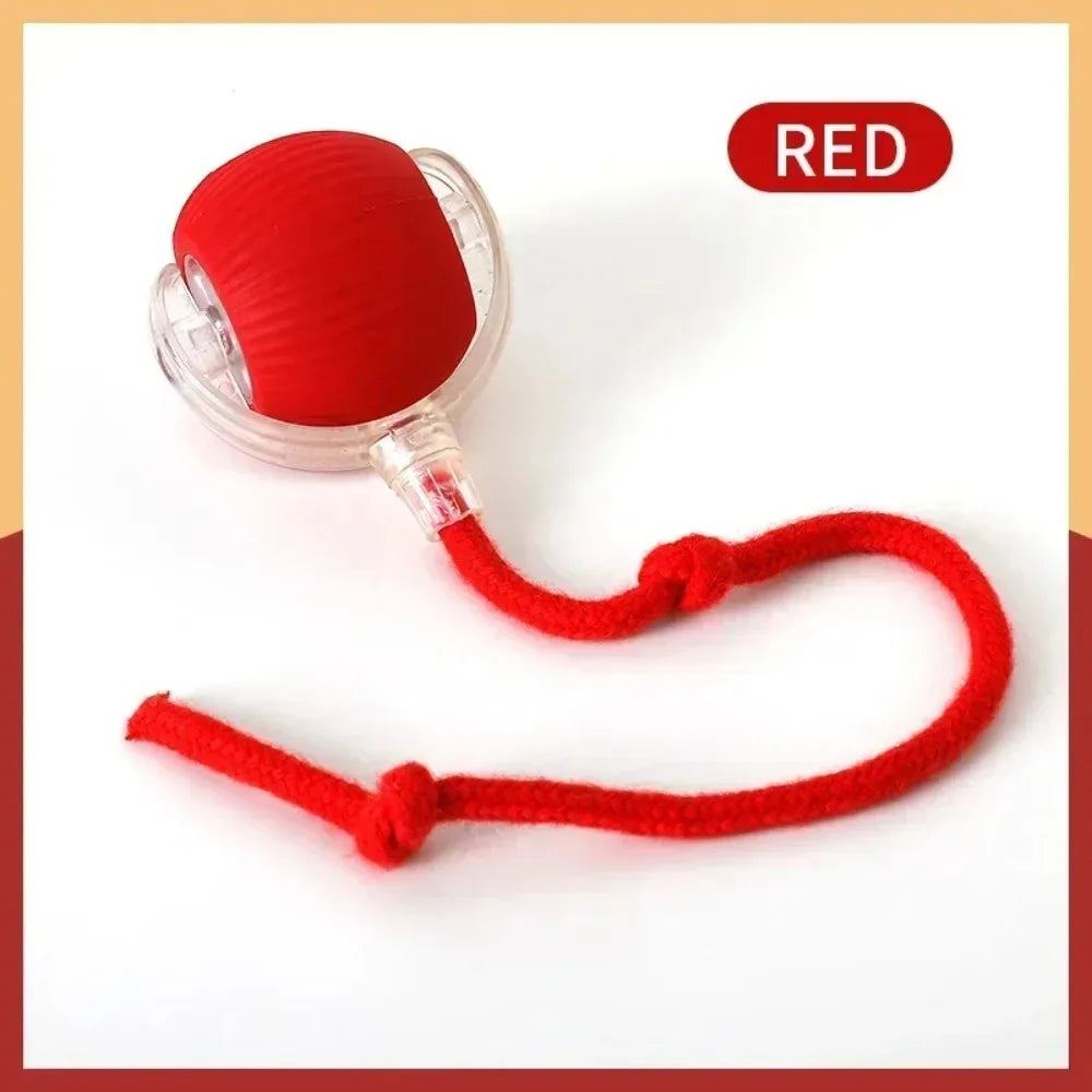 Introducing the Purr-fect Playmate: The Cat's Whisker Automatic Rolling Ball Toy – Rechargeable Fun That Imitates a Cheeky Mouse!