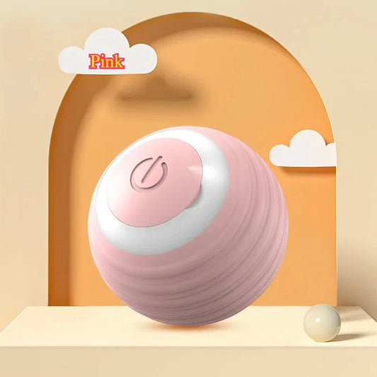 Introducing the Purr-fect Playmate: The Cat's Whisker Automatic Rolling Ball Toy – Rechargeable Fun That Imitates a Cheeky Mouse!