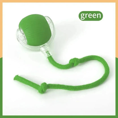 Introducing the Purr-fect Playmate: The Cat's Whisker Automatic Rolling Ball Toy – Rechargeable Fun That Imitates a Cheeky Mouse!