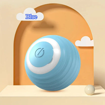 Introducing the Purr-fect Playmate: The Cat's Whisker Automatic Rolling Ball Toy – Rechargeable Fun That Imitates a Cheeky Mouse!