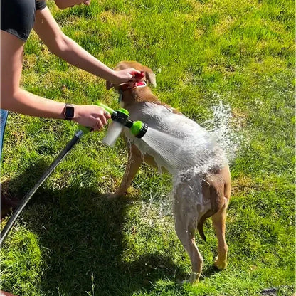 Transform Bath Time with the 3-Mode Adjustable Pet Shower Nozzle Gun - Effortless Soap and Foam Sprayer for Dogs!