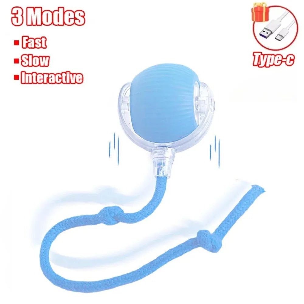 Introducing the Purr-fect Playmate: The Cat's Whisker Automatic Rolling Ball Toy – Rechargeable Fun That Imitates a Cheeky Mouse!