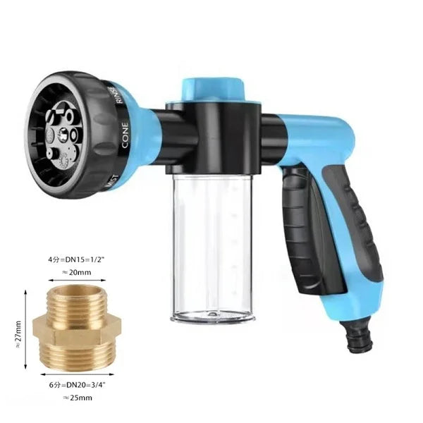 Transform Bath Time with the 3-Mode Adjustable Pet Shower Nozzle Gun - Effortless Soap and Foam Sprayer for Dogs!
